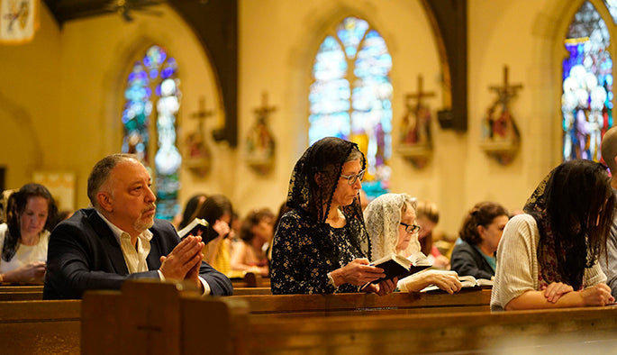 Catholics Kneeling