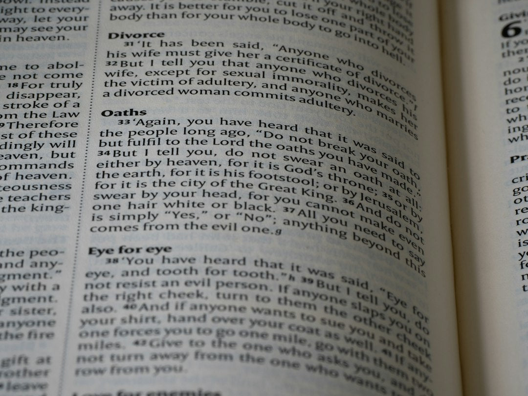 Does The Bible Believe In Eye for An Eye